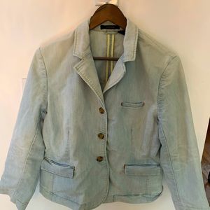 Express light denim blazer. Good condition.